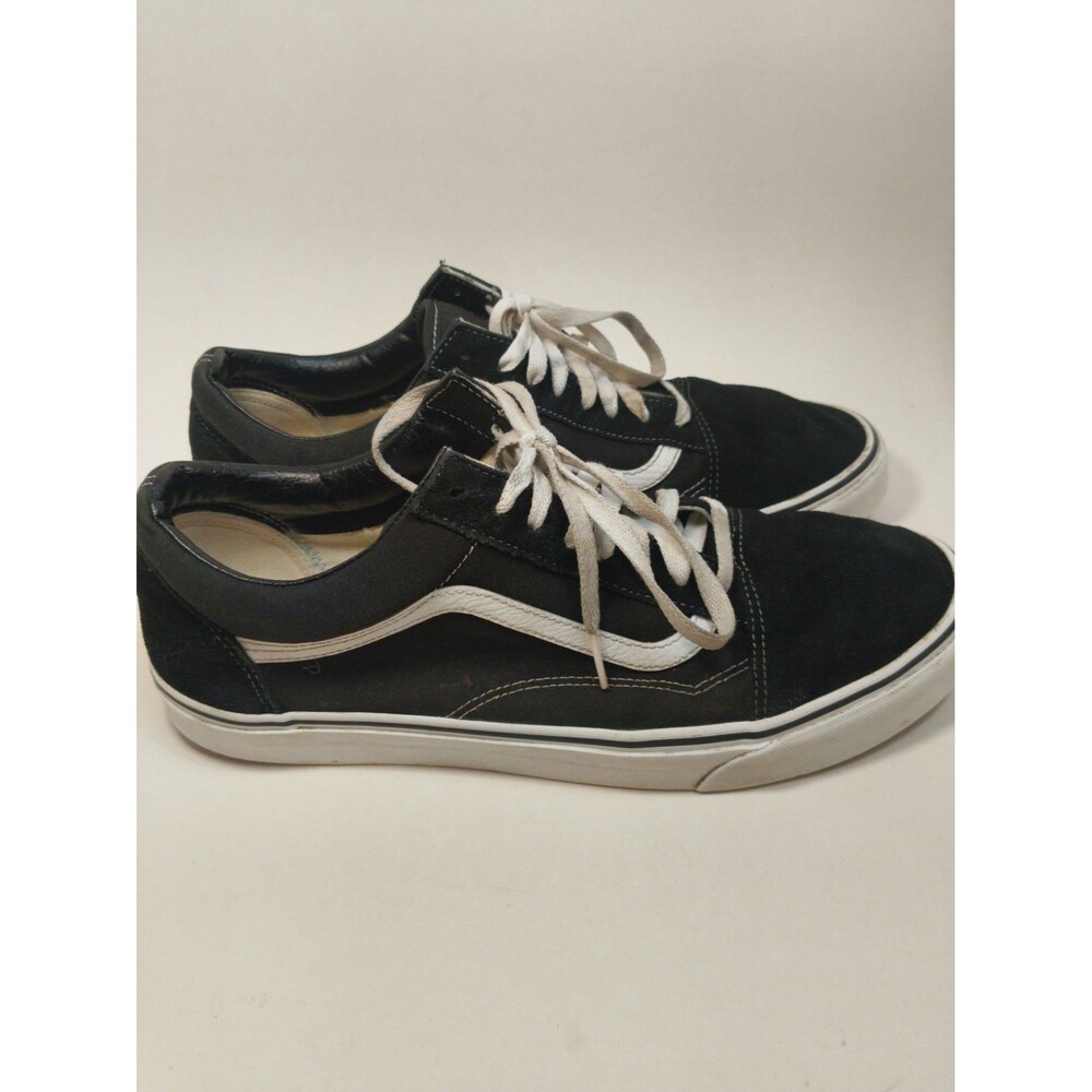 Vans Unisex OFF THE WALL Suede Casual Shoes Sneakers, Black/White M-13